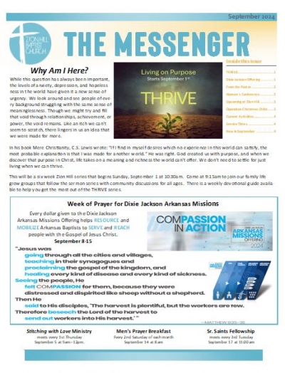 The Messenger Newsletter